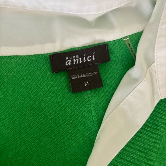 Green Cashmere Pure Amici Sweater - Picture 4 of 5